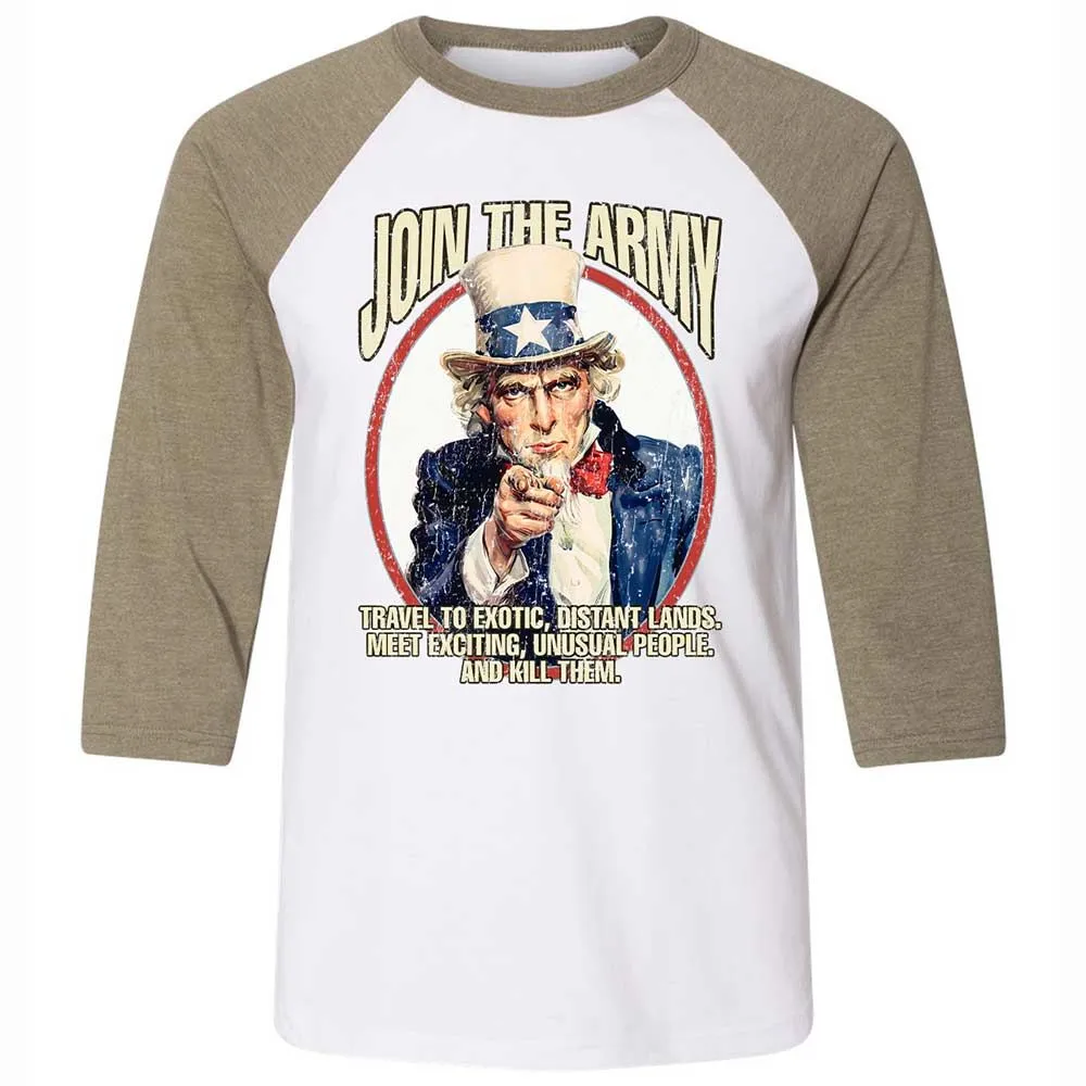 Join The Army - White/Heather Olive - 4