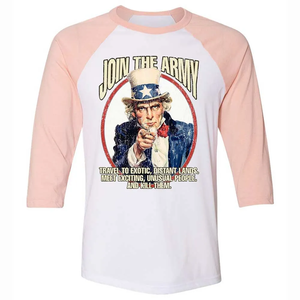 Join The Army - White/Heather Peach - 5