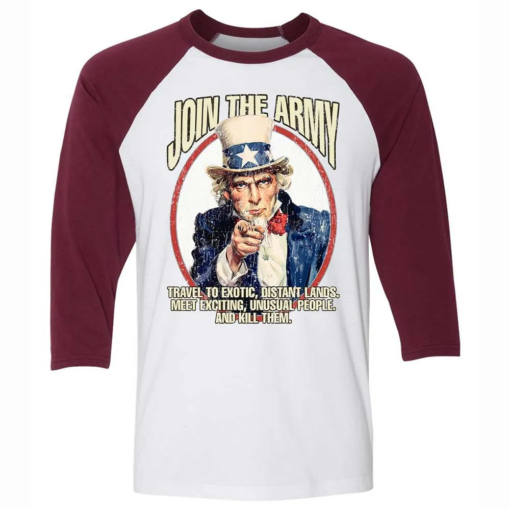 Join The Army - White/Maroon - 7