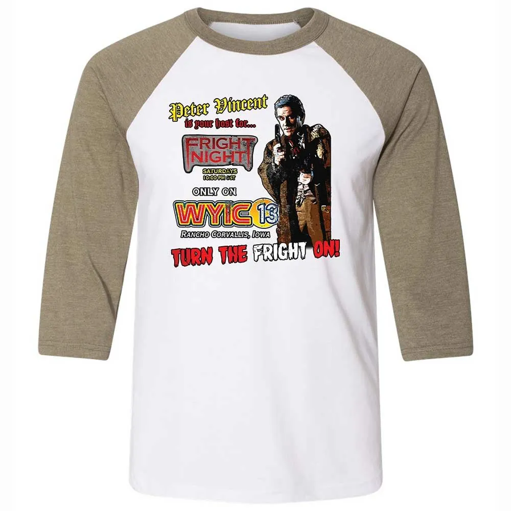 Peter Vincent Fright horror night cult - White/Heather Olive - 4