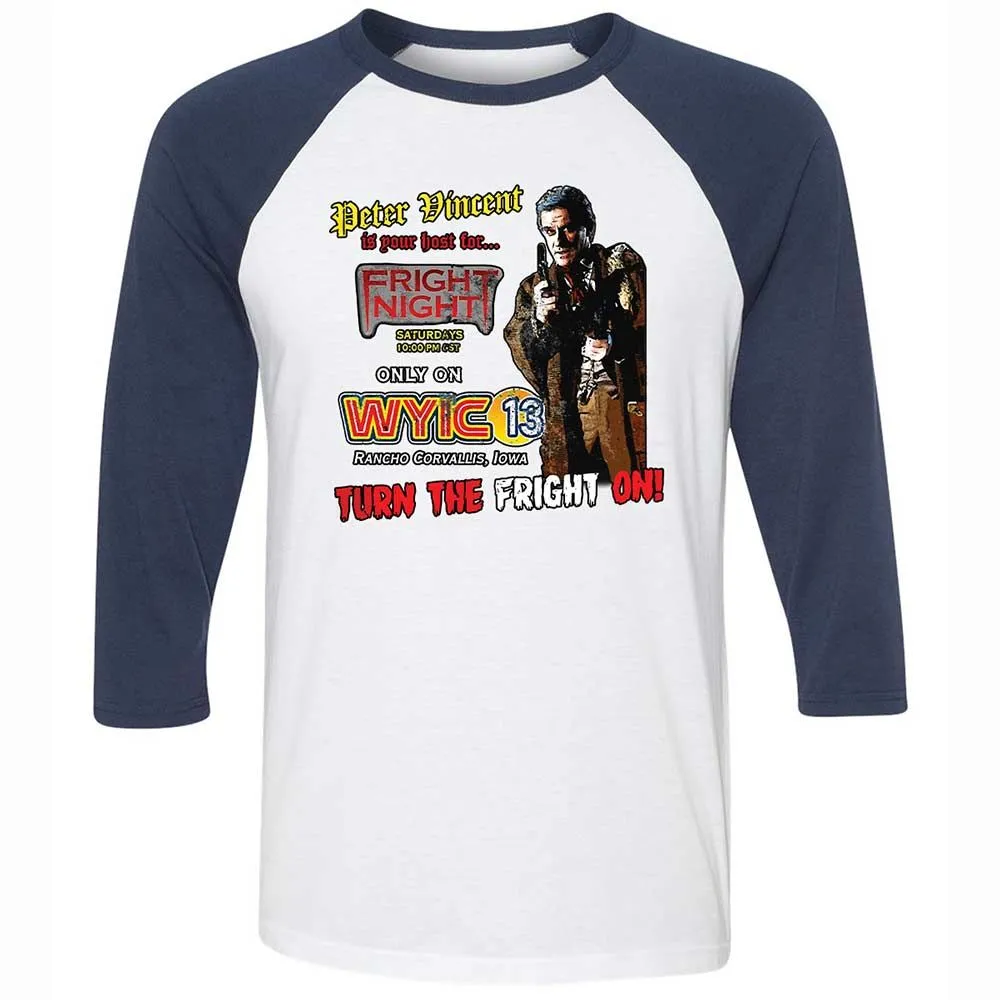 Peter Vincent Fright horror night cult - White/Navy - 8