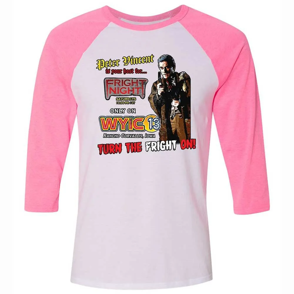 Peter Vincent Fright horror night cult - White/Neon Pink - 12