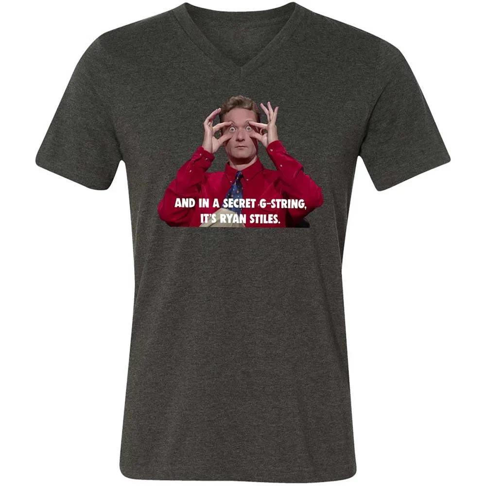 Unisex V-Neck T-Shirt - JV2RWEA5 - Dark Grey Heather - 9