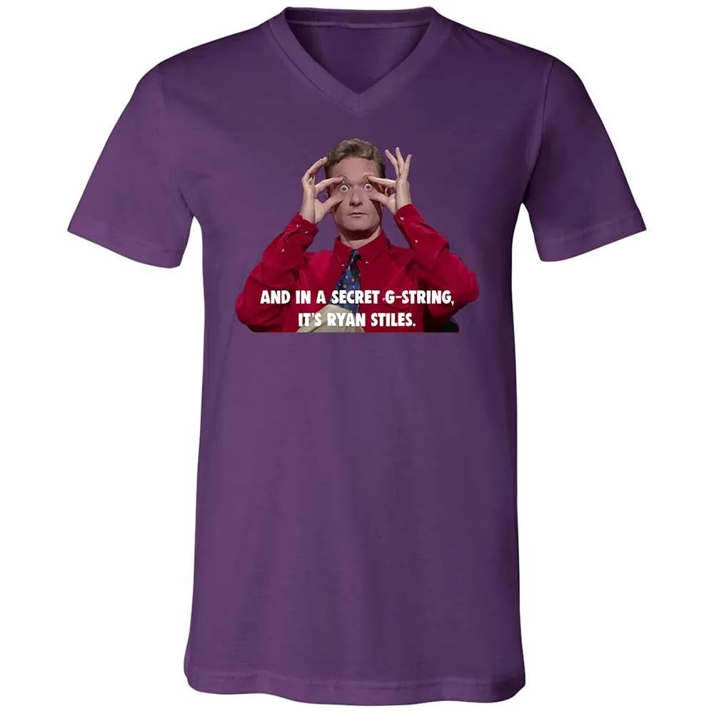 Unisex V-Neck T-Shirt - JV2RWEA5 - Team Purple - 10
