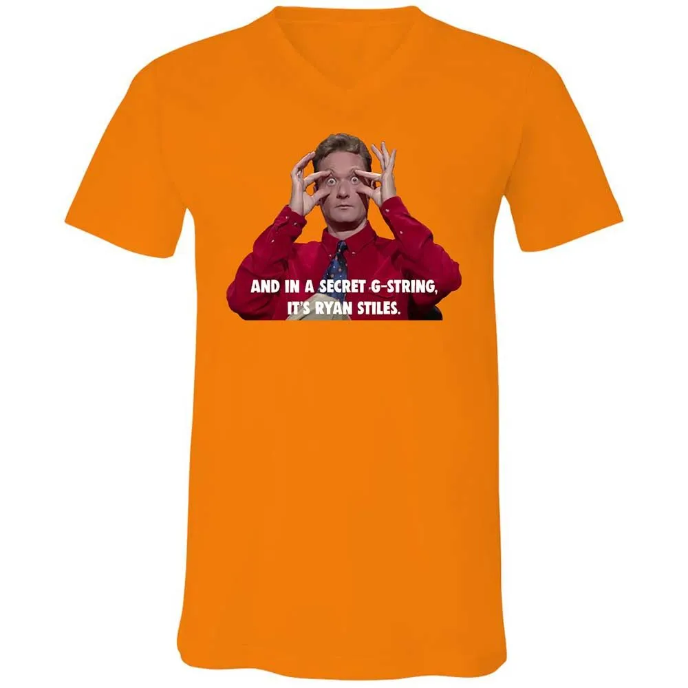 Unisex V-Neck T-Shirt - JV2RWEA5 - Orange - 12