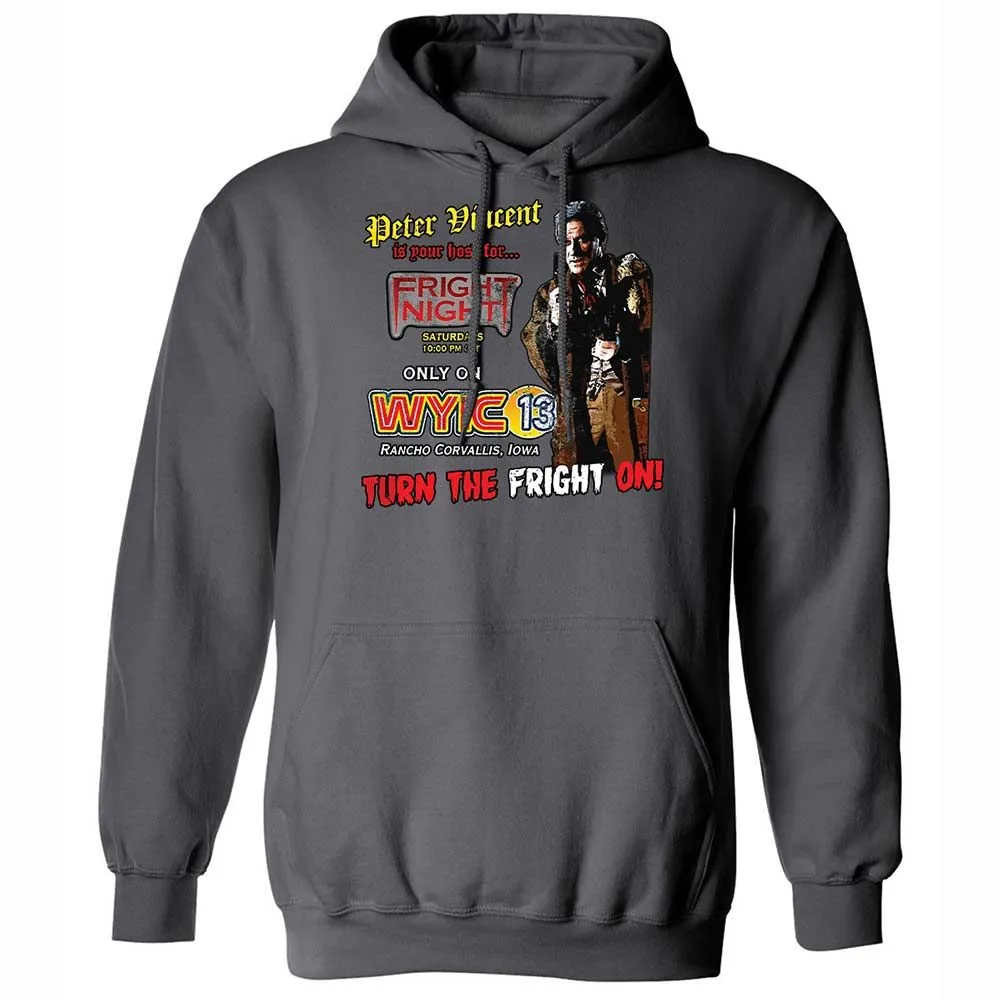 Peter Vincent Fright horror night cult - Charcoal - 8