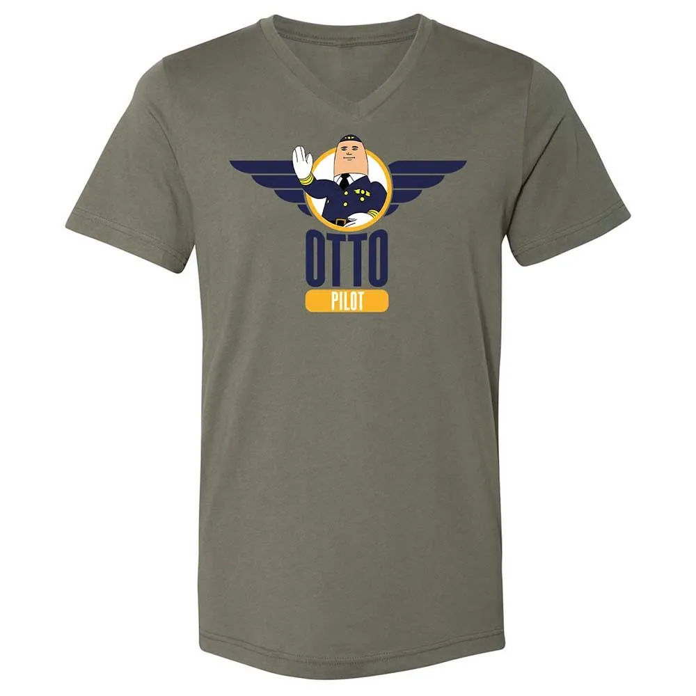 Unisex V-Neck T-Shirt - KZBQSWRY - Military Green - 15