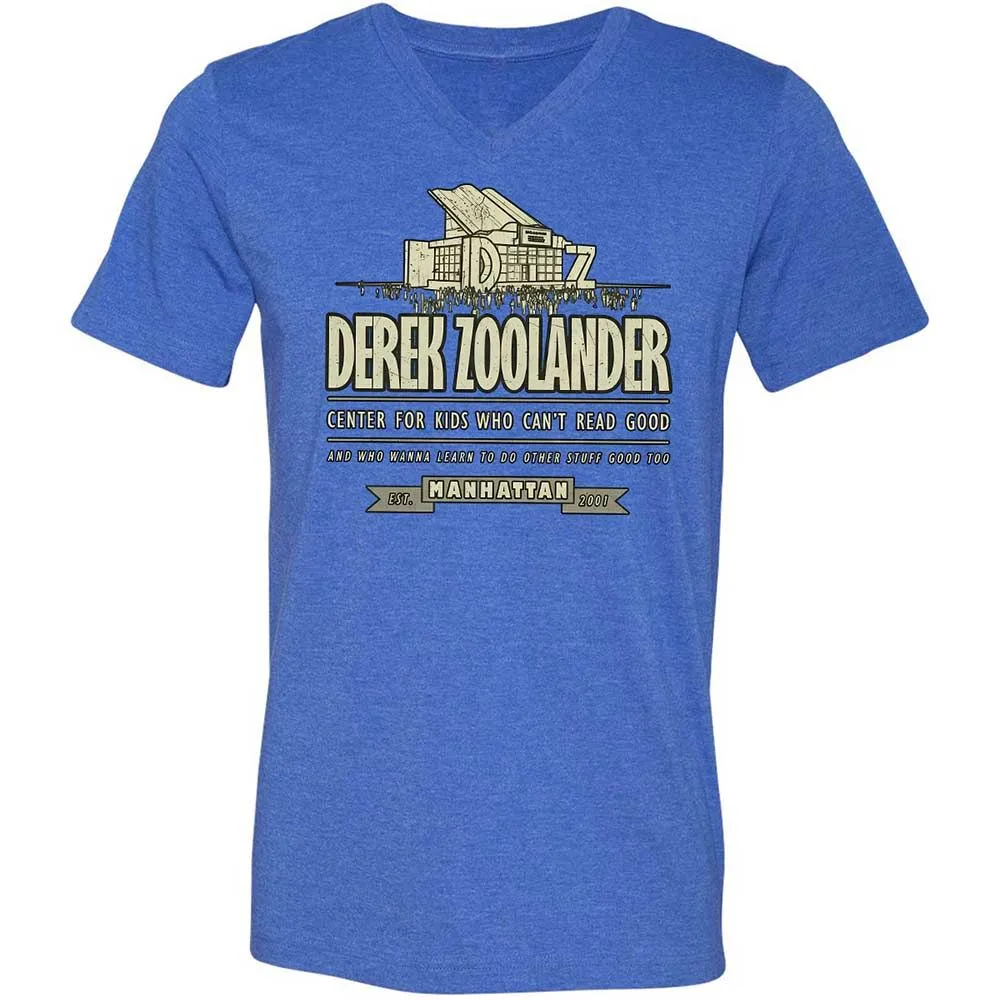 Unisex V-Neck T-Shirt - 453YTGM2 - Heather True Royal - 5
