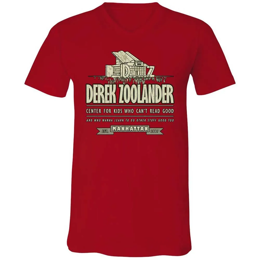 Unisex V-Neck T-Shirt - 453YTGM2 - Red - 6