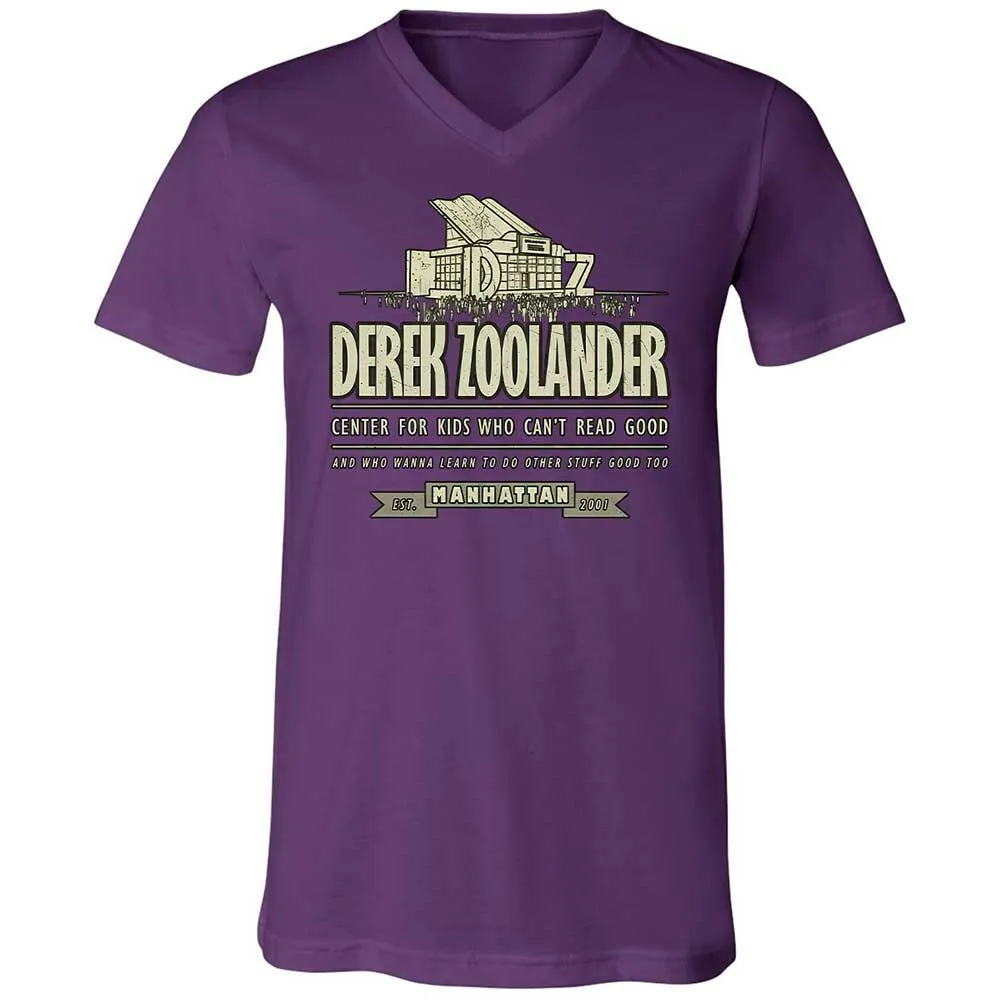 Unisex V-Neck T-Shirt - 453YTGM2 - Team Purple - 10