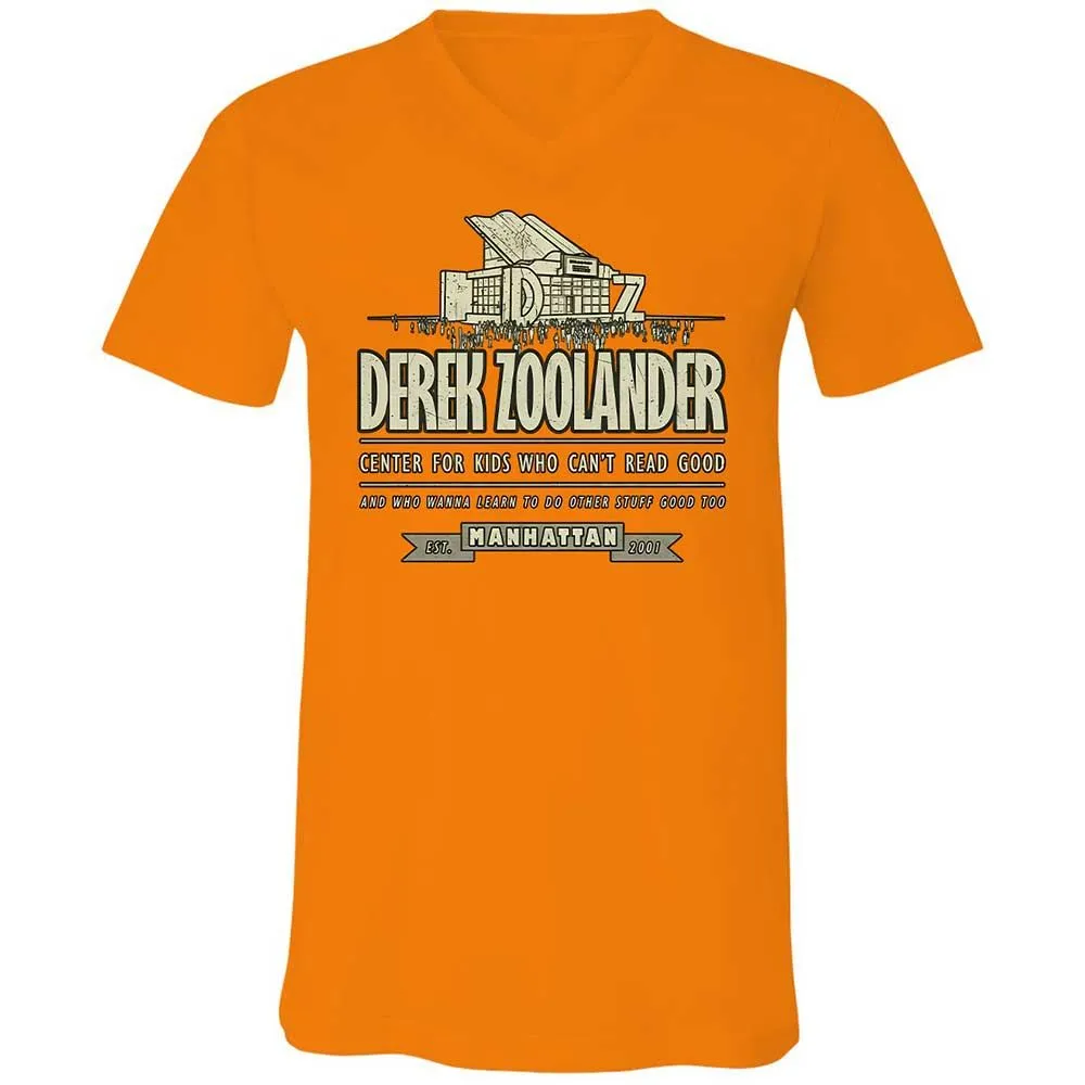 Unisex V-Neck T-Shirt - 453YTGM2 - Orange - 12