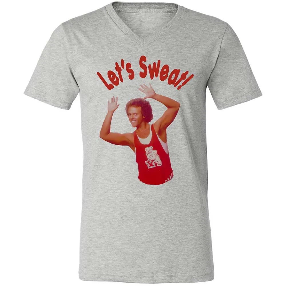 Unisex V-Neck T-Shirt - J5V38DGZ - Athletic Heather - 2
