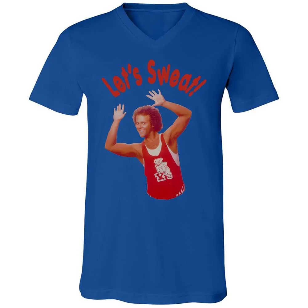 Unisex V-Neck T-Shirt - J5V38DGZ - True Royal - 3