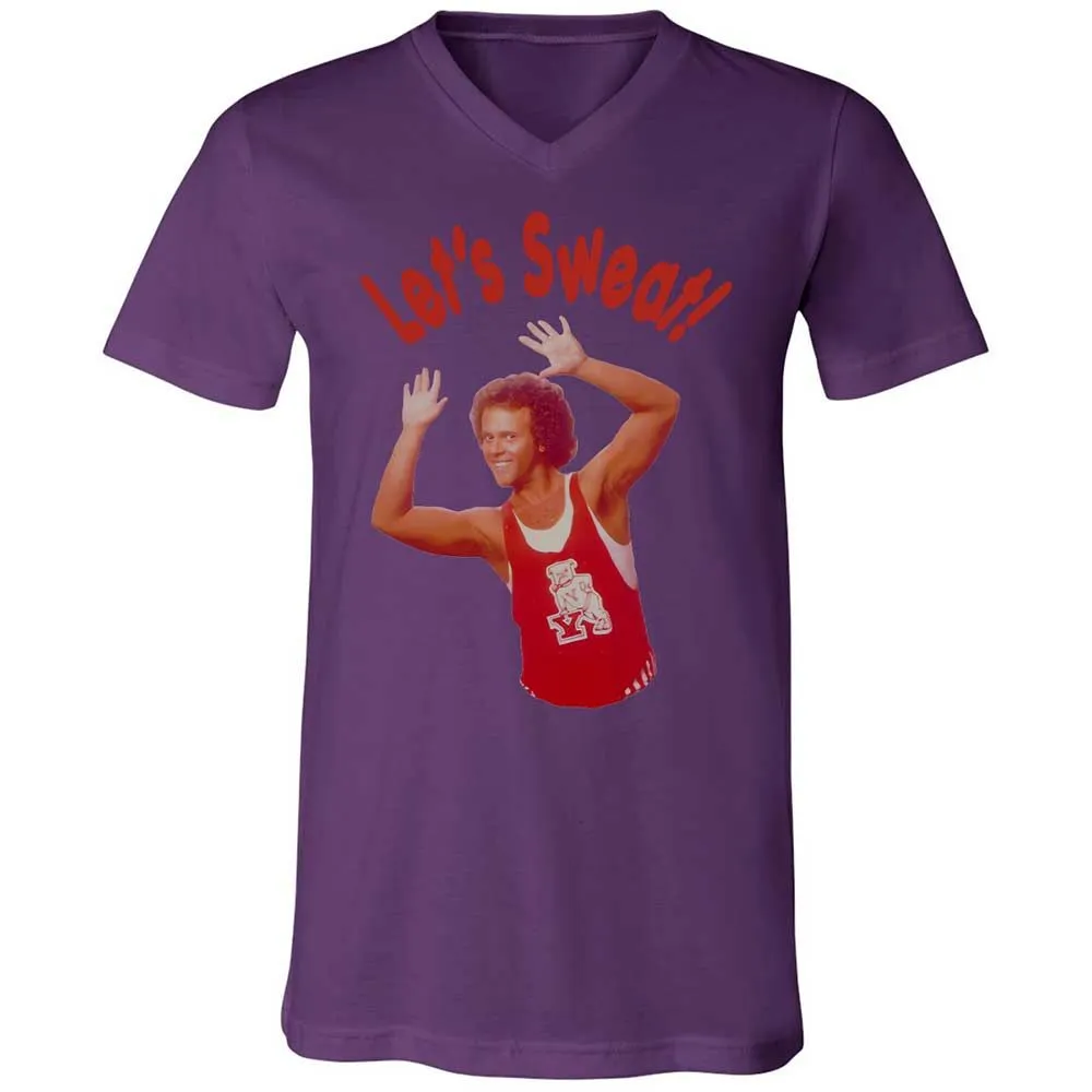 Unisex V-Neck T-Shirt - J5V38DGZ - Team Purple - 10