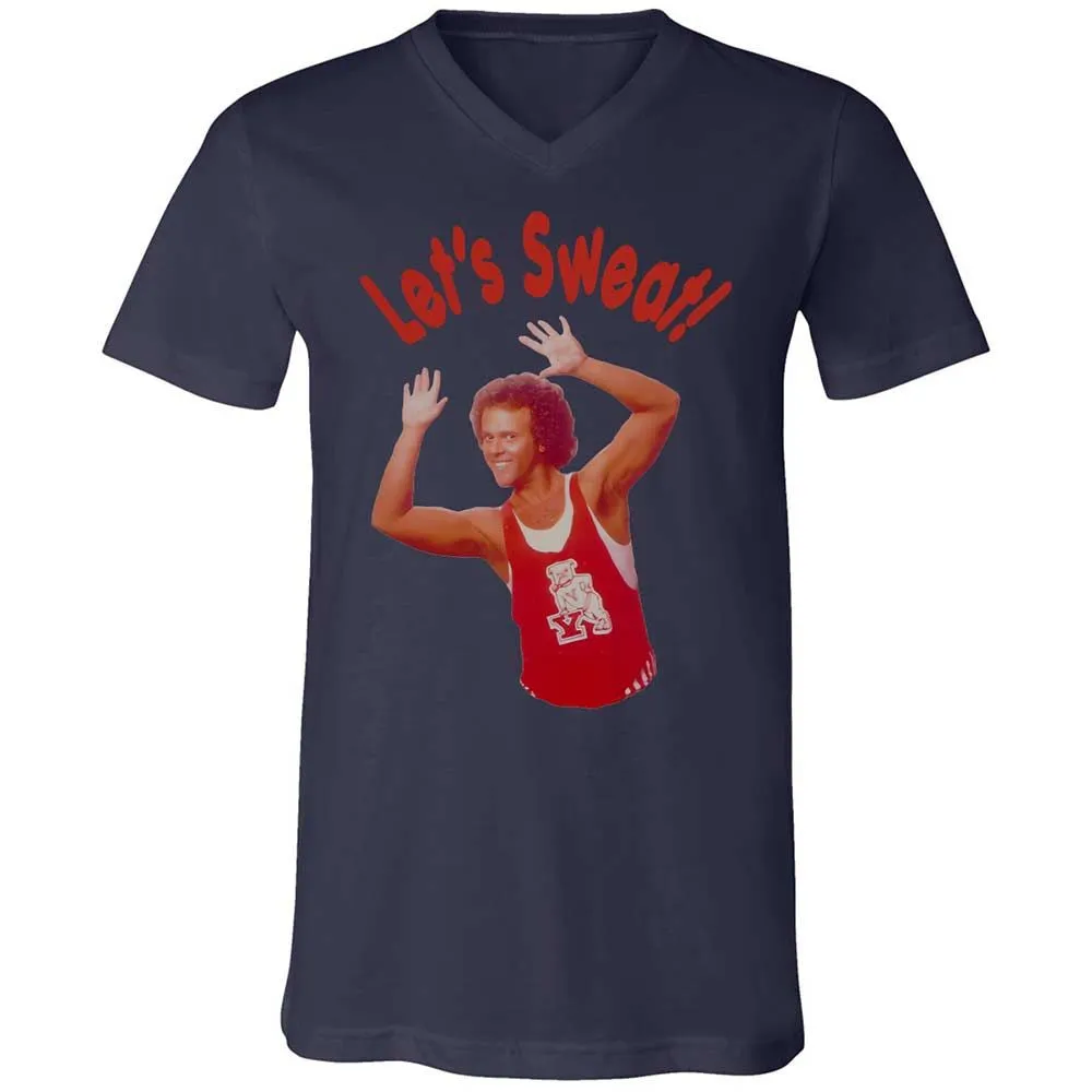 Unisex V-Neck T-Shirt - J5V38DGZ - Navy - 12