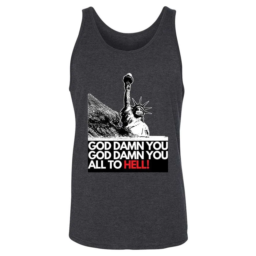 God damn you all to hell! - Dark Grey Heather - 10