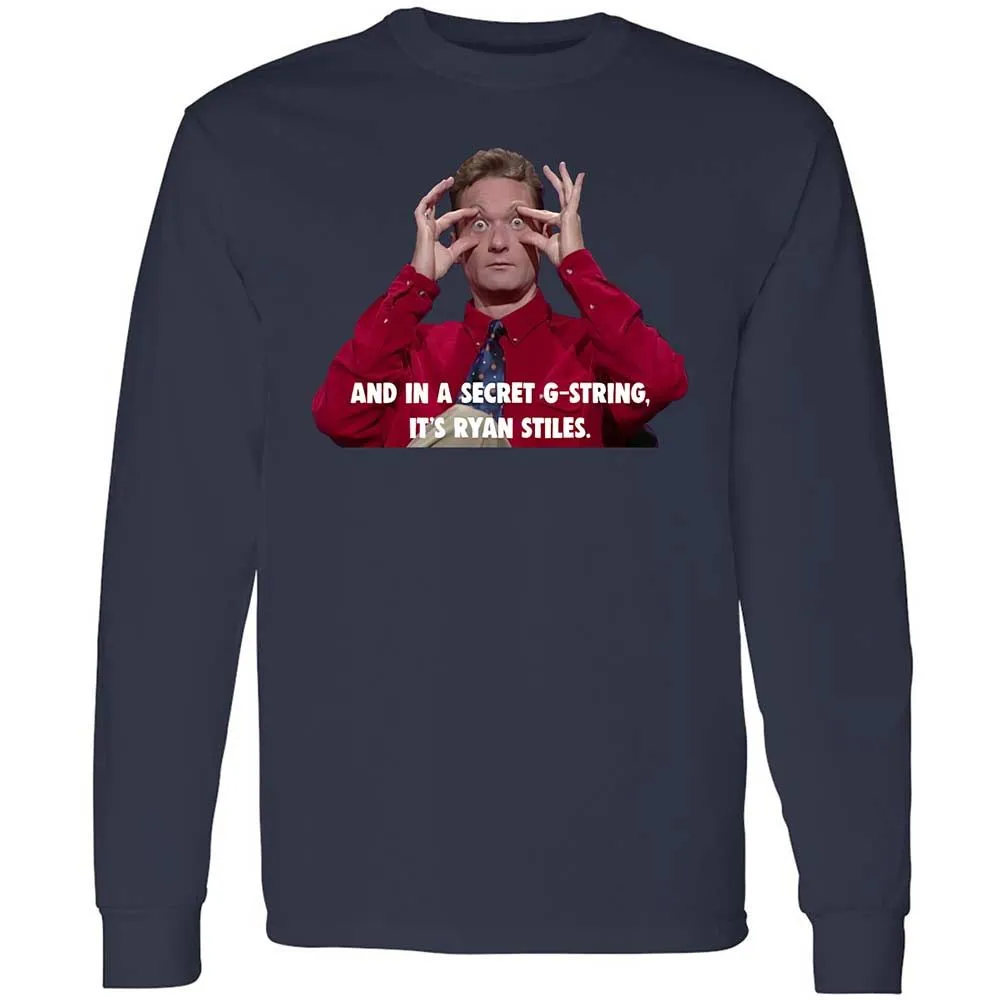 Long Sleeve T-Shirt - 2FDJXZWR - Navy - 2