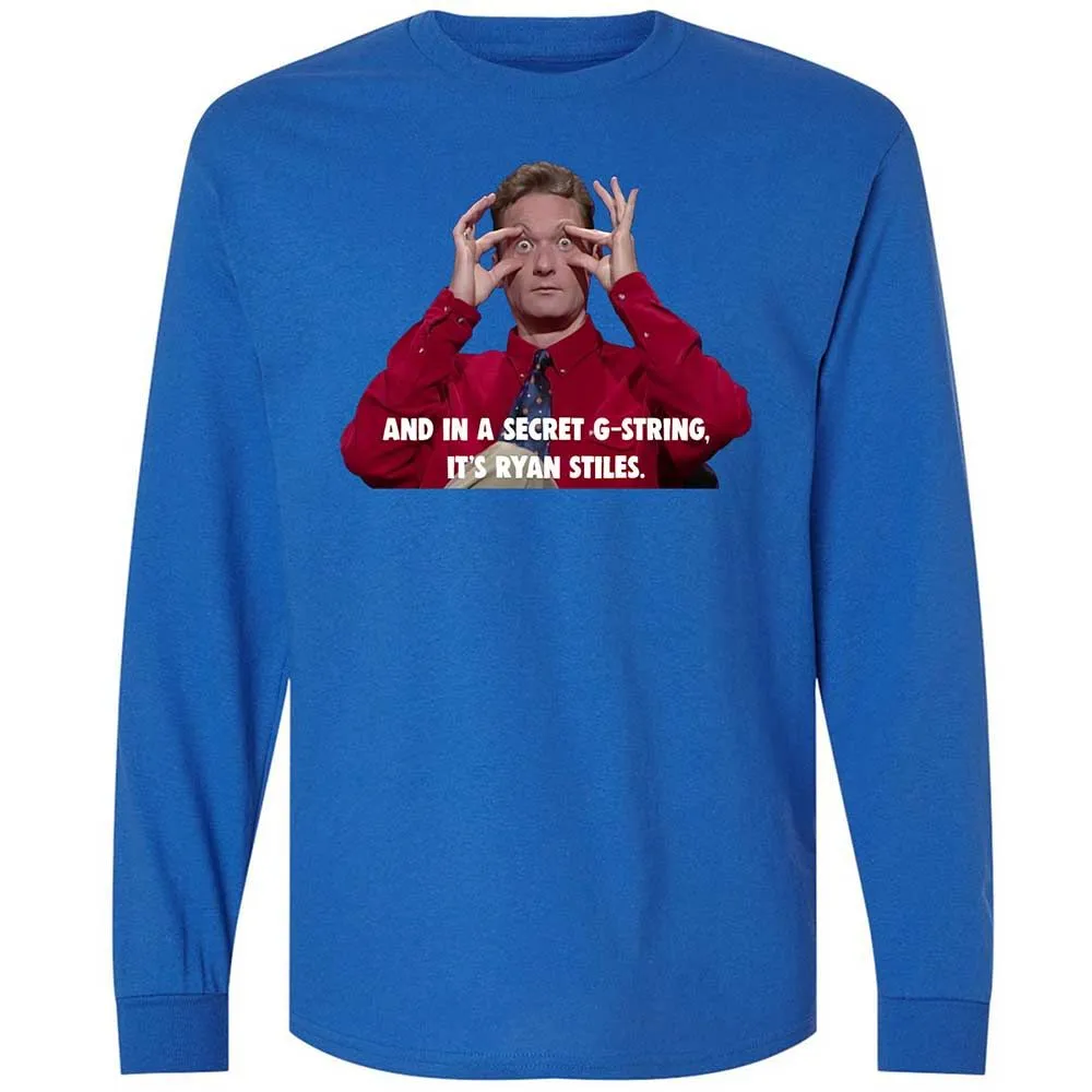 Long Sleeve T-Shirt - 2FDJXZWR - Royal - 3