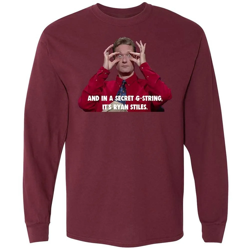 Long Sleeve T-Shirt - 2FDJXZWR - Maroon - 6
