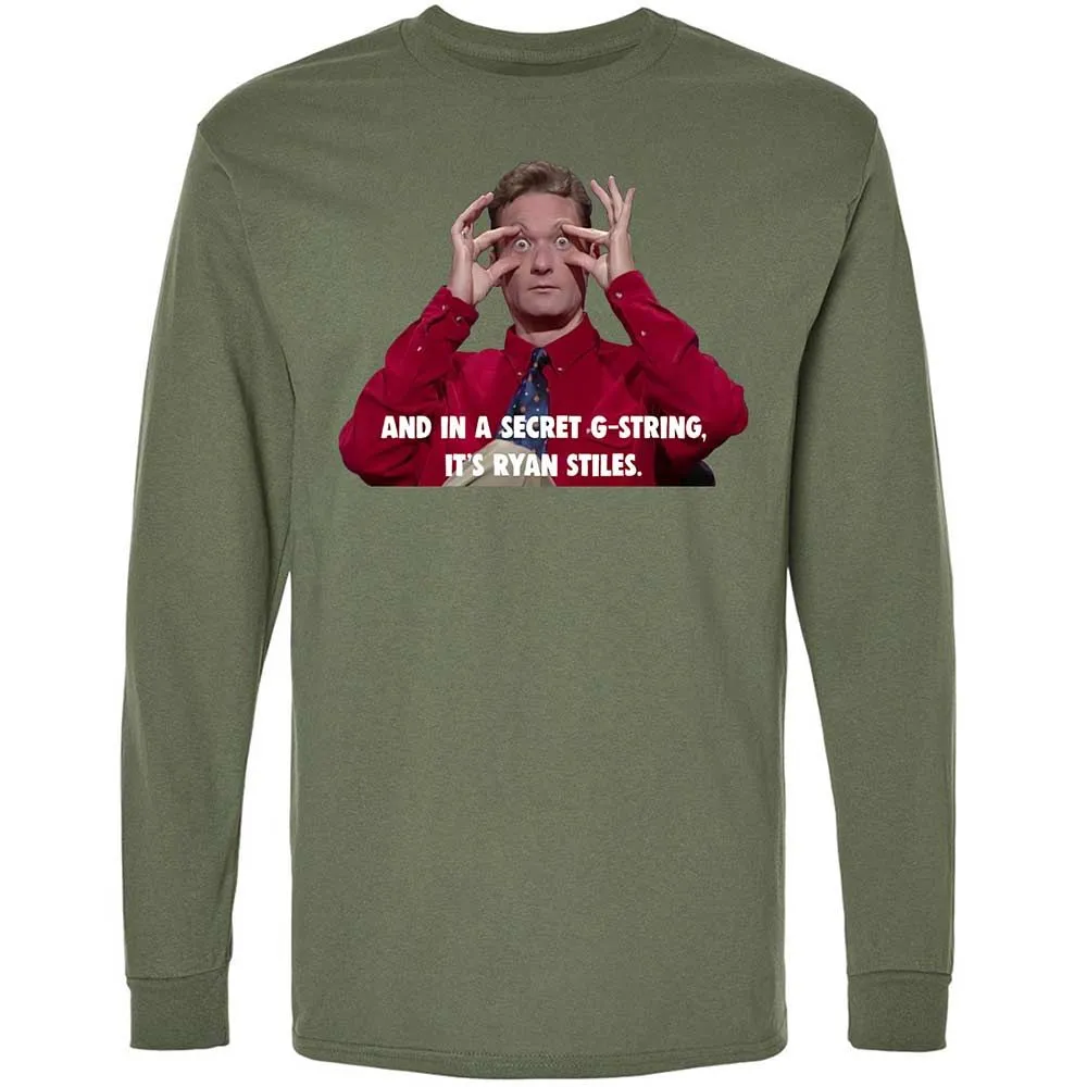 Long Sleeve T-Shirt - 2FDJXZWR - Military Green - 9
