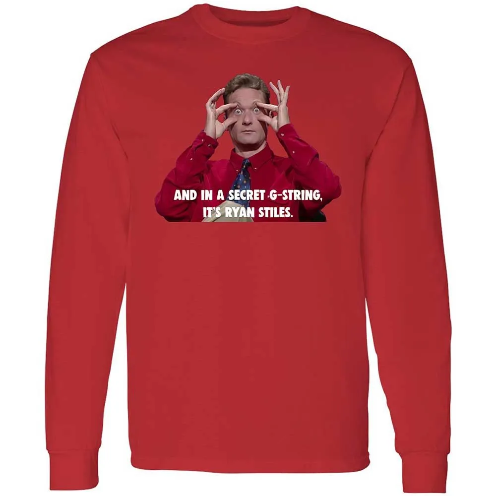 Long Sleeve T-Shirt - 2FDJXZWR - Red - 11