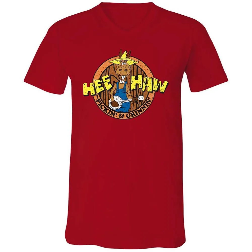Unisex V-Neck T-Shirt - 3ZBESZ2J - Red - 6