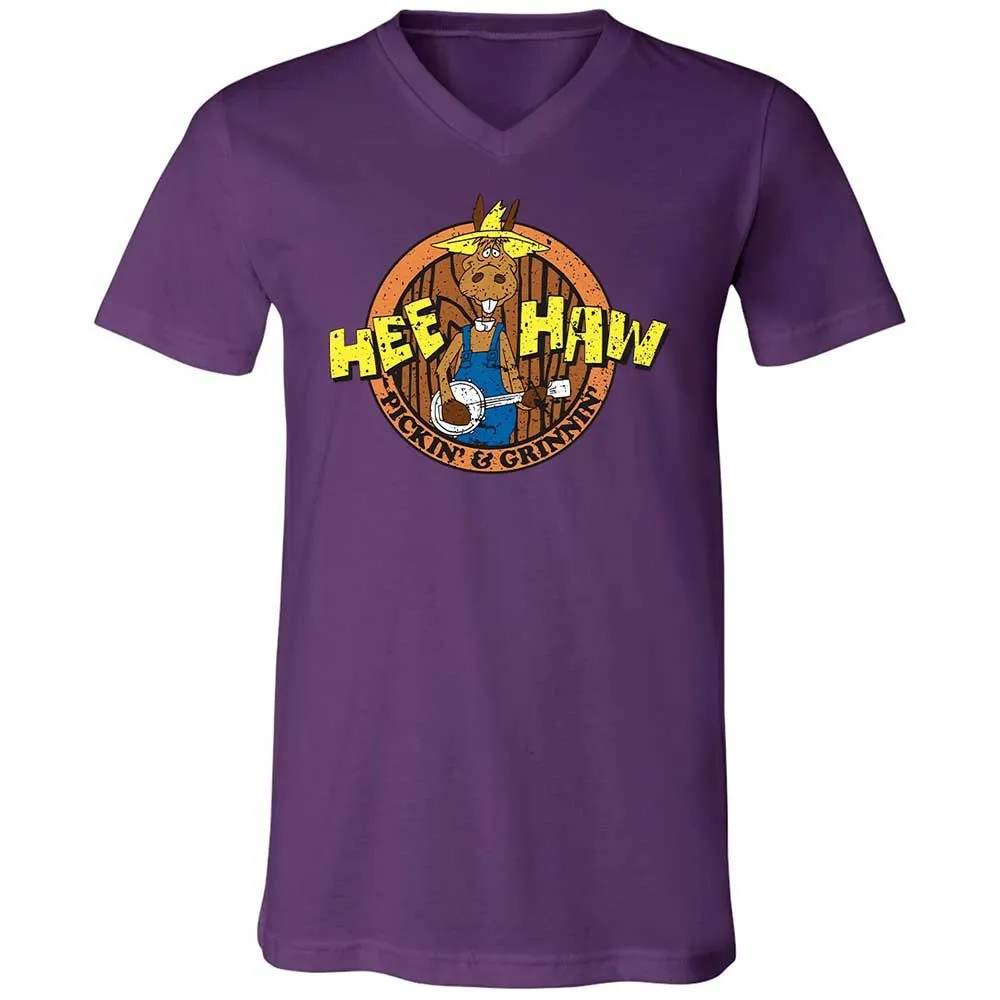Unisex V-Neck T-Shirt - 3ZBESZ2J - Team Purple - 10