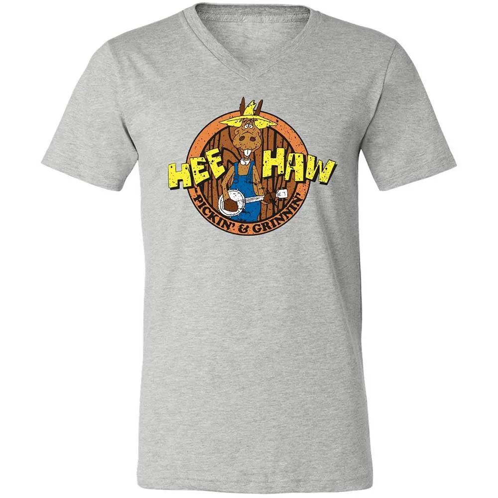 Unisex V-Neck T-Shirt - 3ZBESZ2J - Athletic Heather - 15