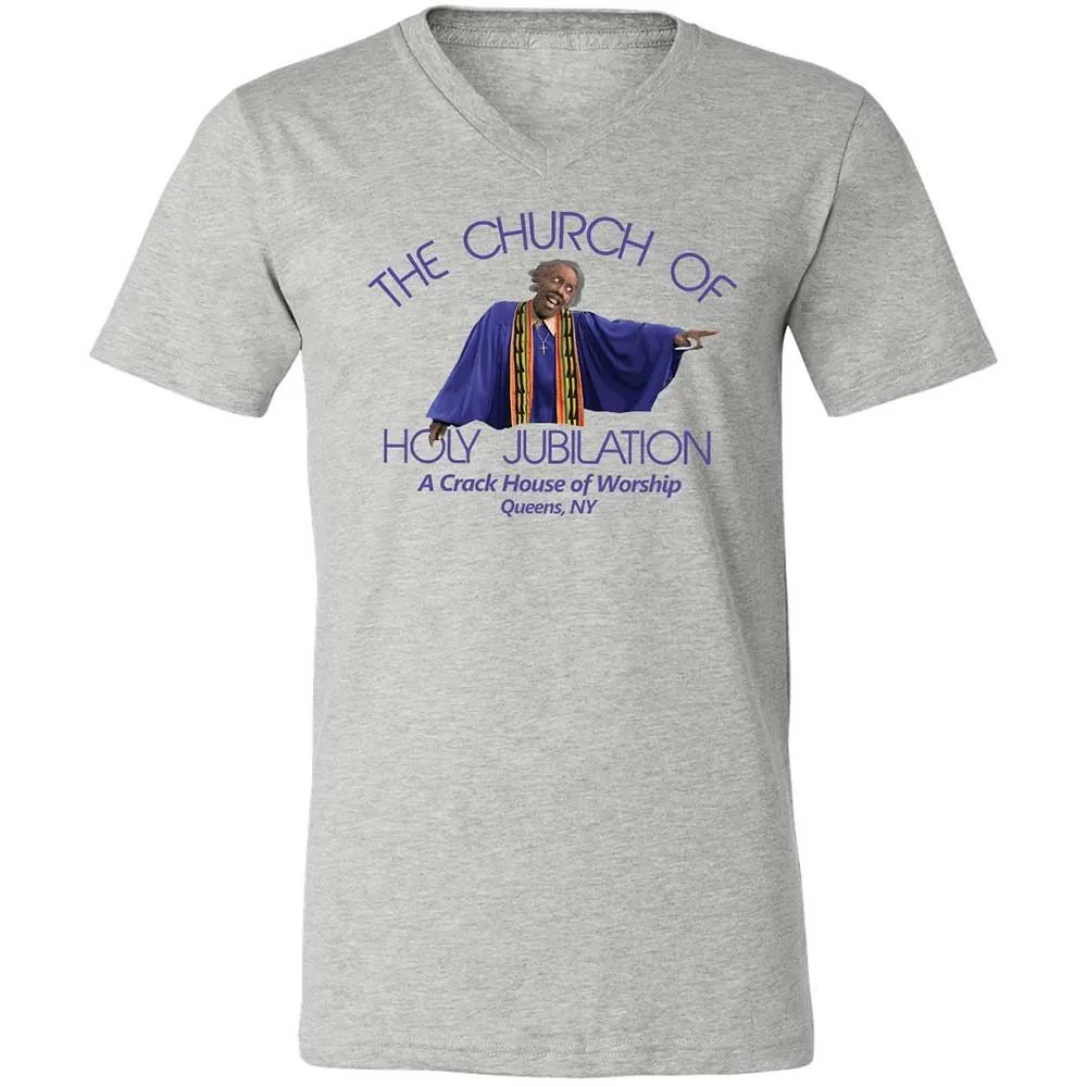 Unisex V-Neck T-Shirt - WQ3DNRZ3 - Athletic Heather - 2