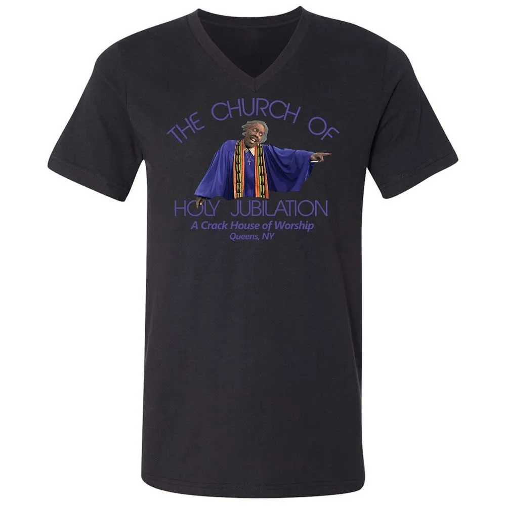 Unisex V-Neck T-Shirt - WQ3DNRZ3 - Black - 11