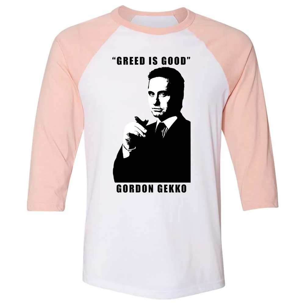 Greed is good - White/Heather Peach - 5