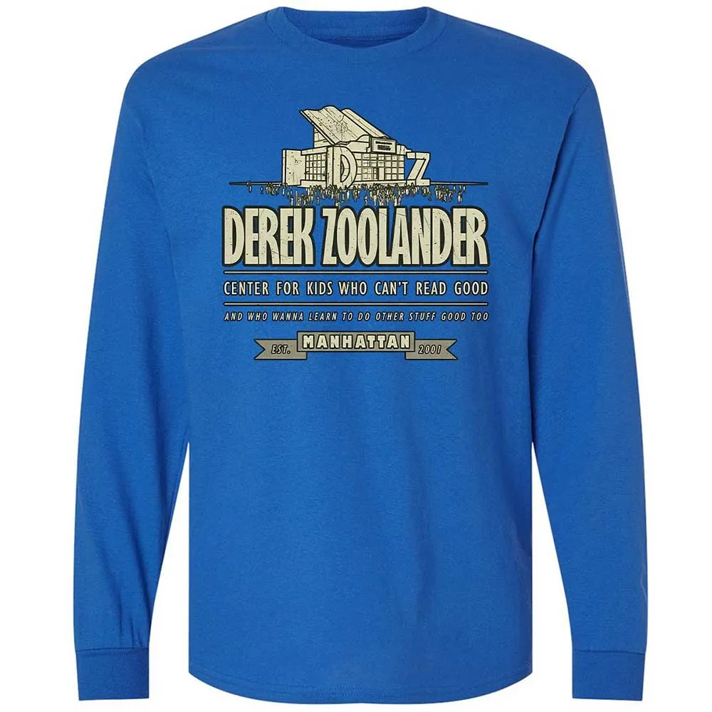 Long Sleeve T-Shirt - 5X8EHEZW - Royal - 3