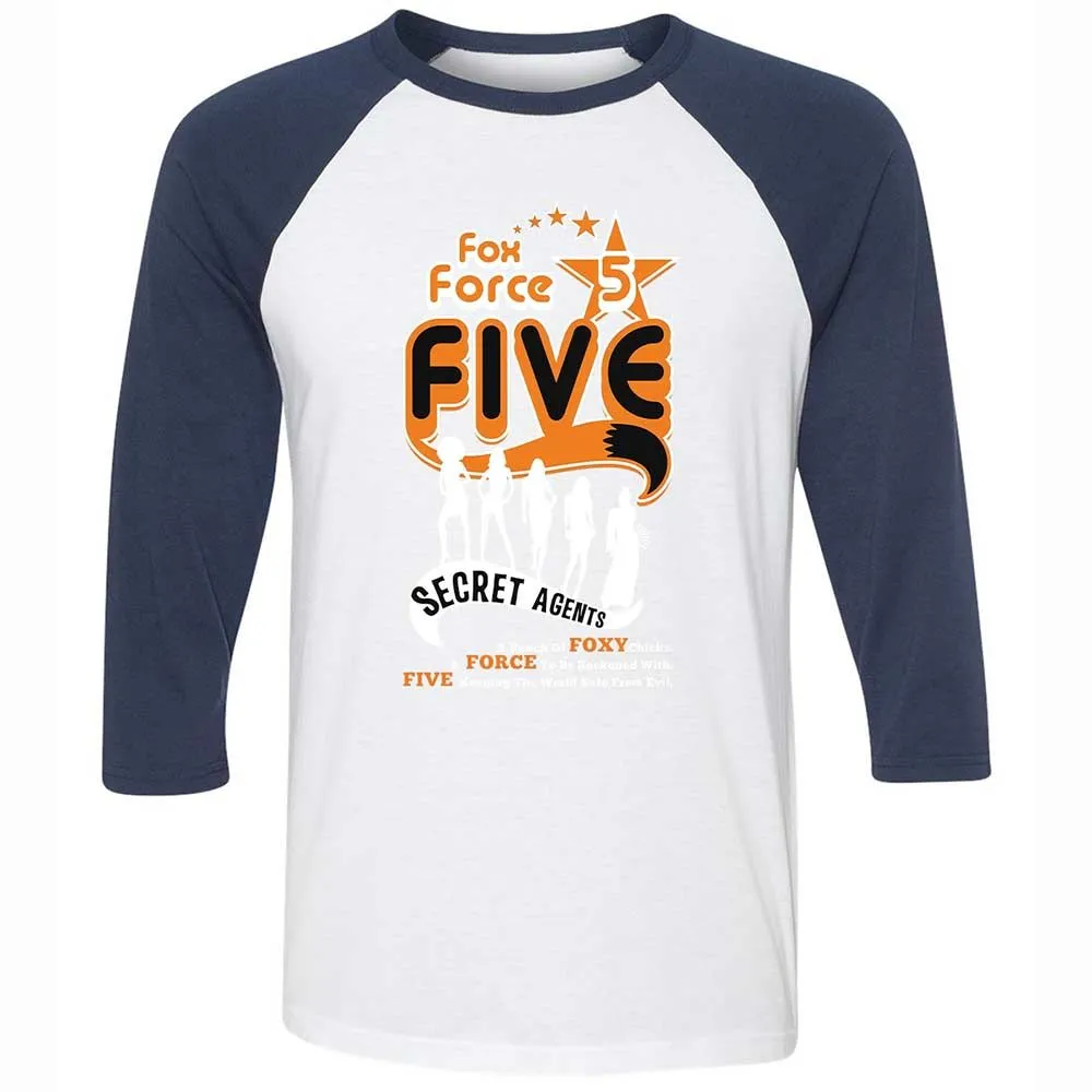 Unisex 3/4 Baseball Tee - 9MWFEVD2 - White/Navy - 8