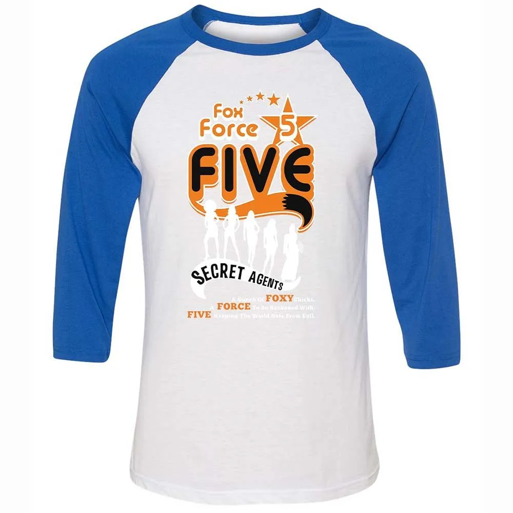 Unisex 3/4 Baseball Tee - 9MWFEVD2 - White/True Royal - 10