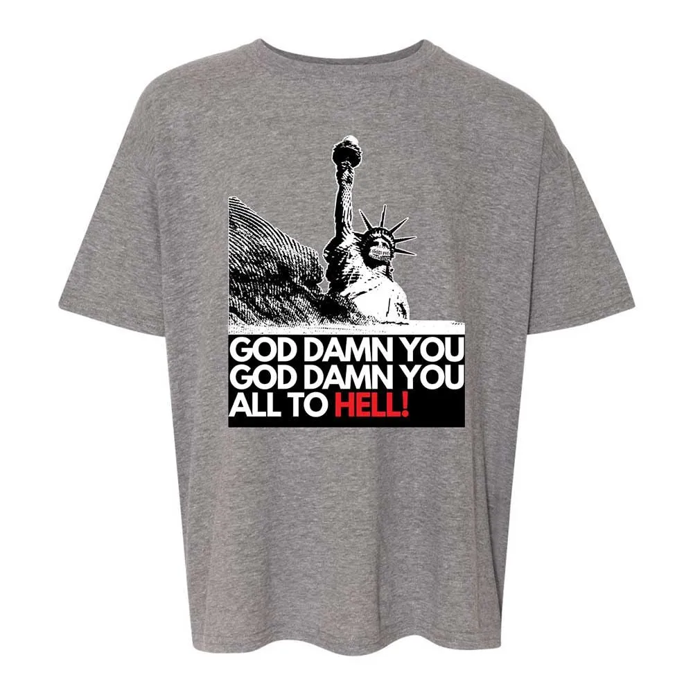 God damn you all to hell! - Graphite Heather - 18