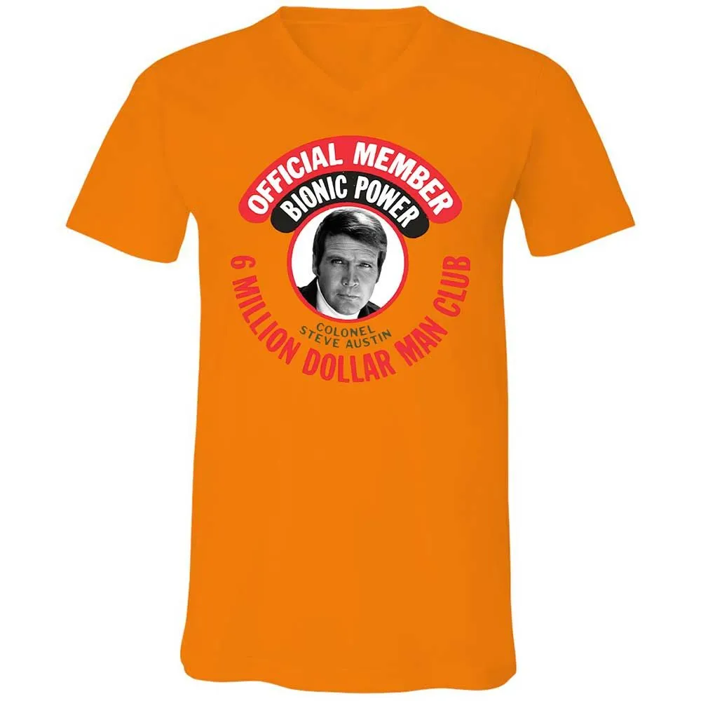 Unisex V-Neck T-Shirt - K1SRPZ6H - Orange - 7