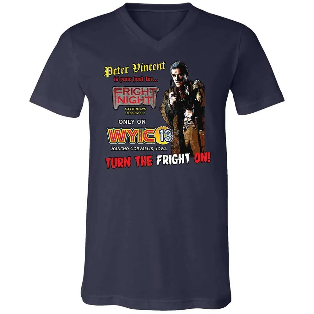 Peter Vincent Fright horror night cult - Navy - 2