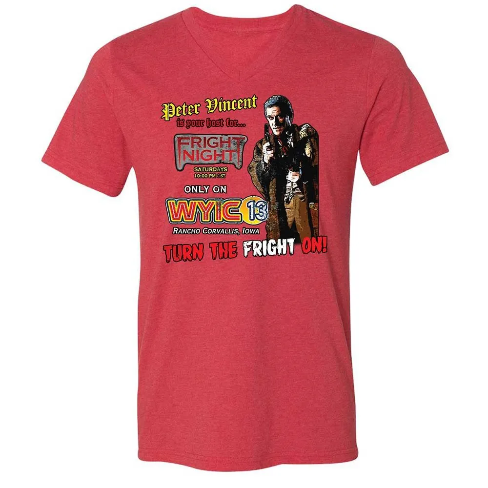 Peter Vincent Fright horror night cult - Heather Red - 7