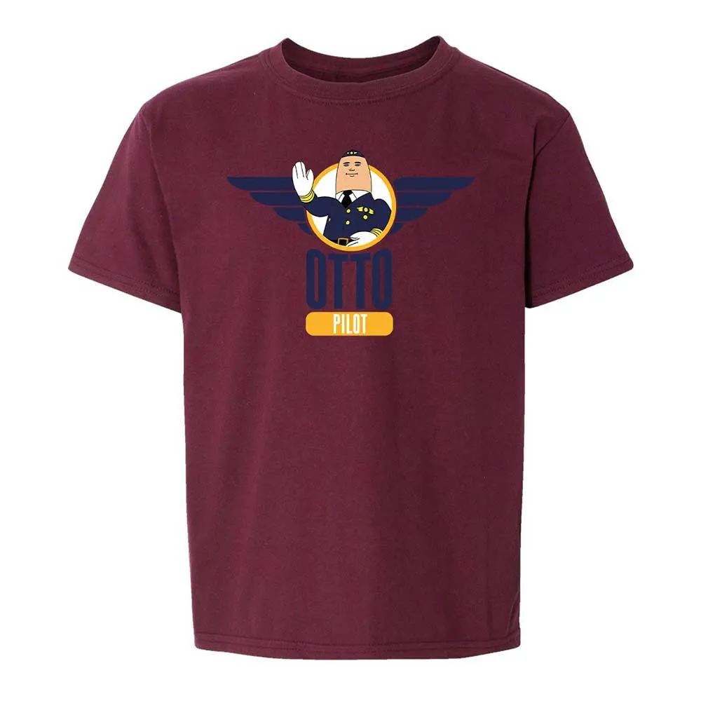 Kids T-Shirt - D6BD1L8K - Maroon - 19