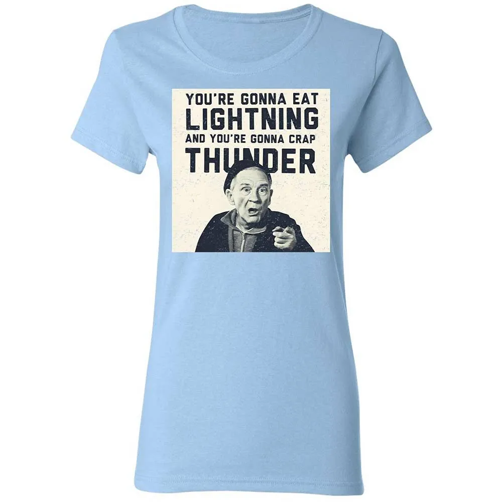 Women's T-Shirt - 89QRDMYG - Light Blue - 13