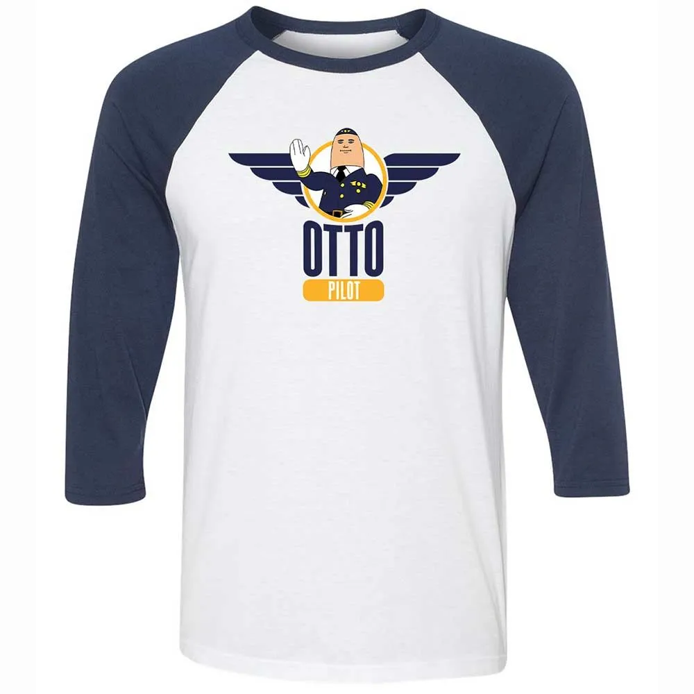Unisex 3/4 Baseball Tee - NTTMNKKD - White/Navy - 8