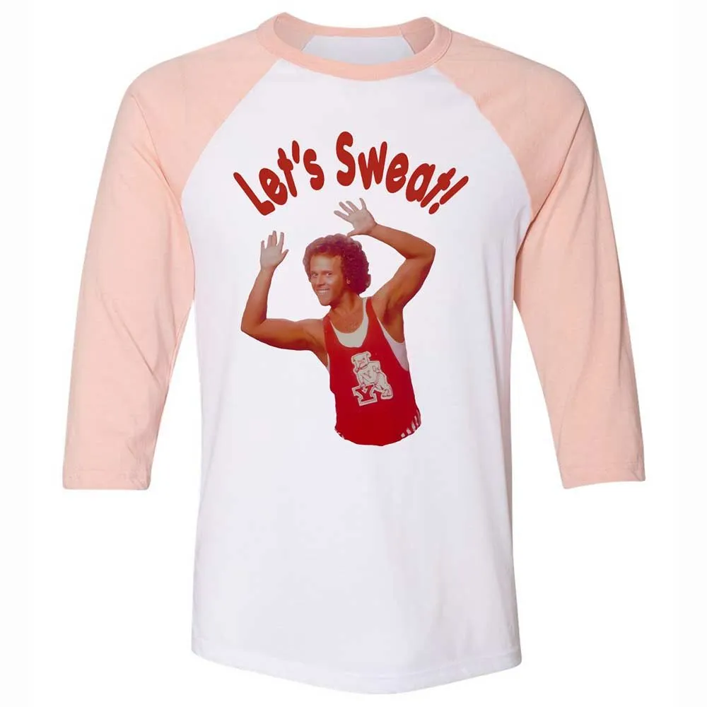 Unisex 3/4 Baseball Tee - KRYUK1FA - White/Heather Peach - 5