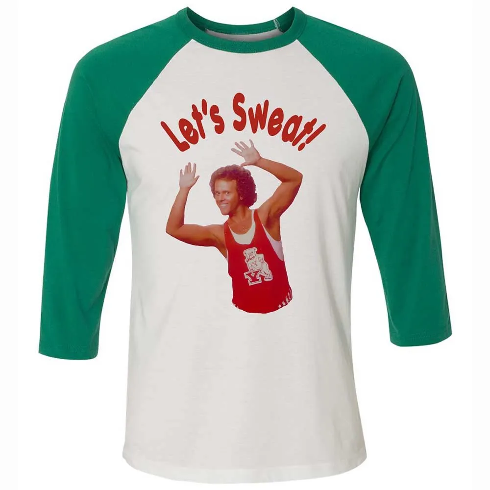 Unisex 3/4 Baseball Tee - KRYUK1FA - White/Kelly - 6