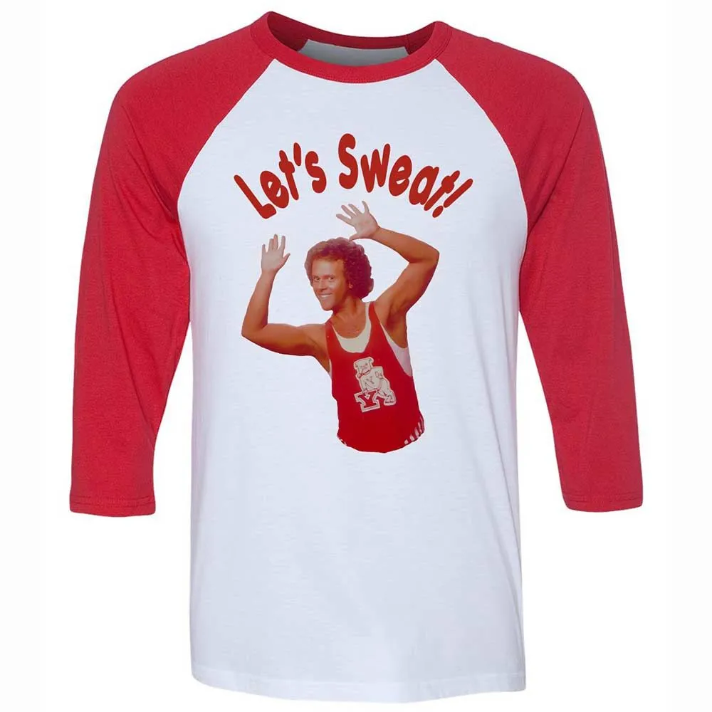 Unisex 3/4 Baseball Tee - KRYUK1FA - White/Red - 9