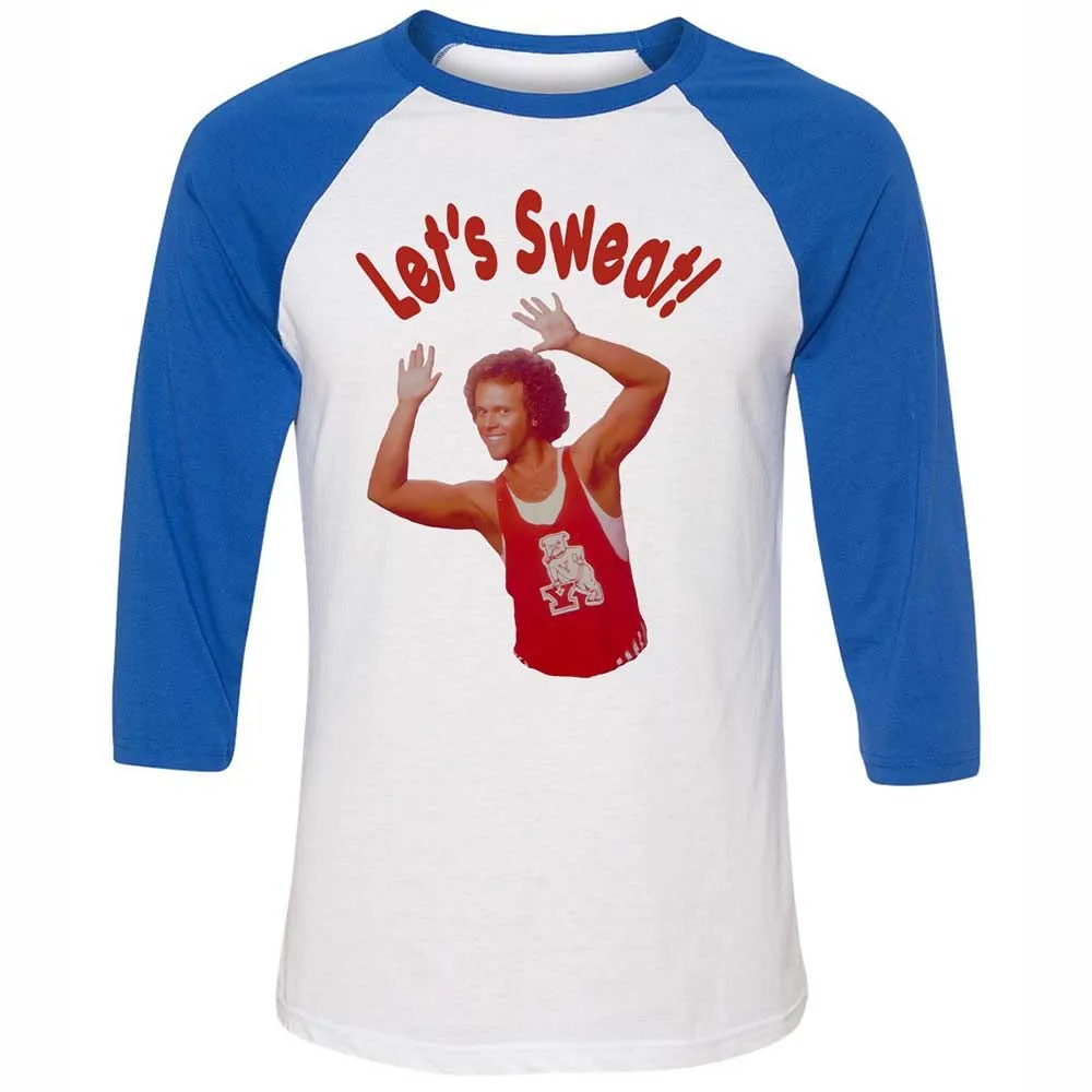 Unisex 3/4 Baseball Tee - KRYUK1FA - White/True Royal - 10