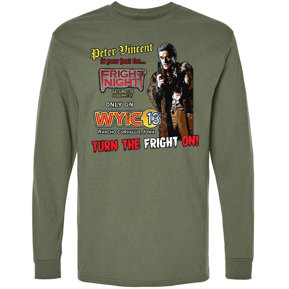 Peter Vincent Fright horror night cult - Military Green - 9