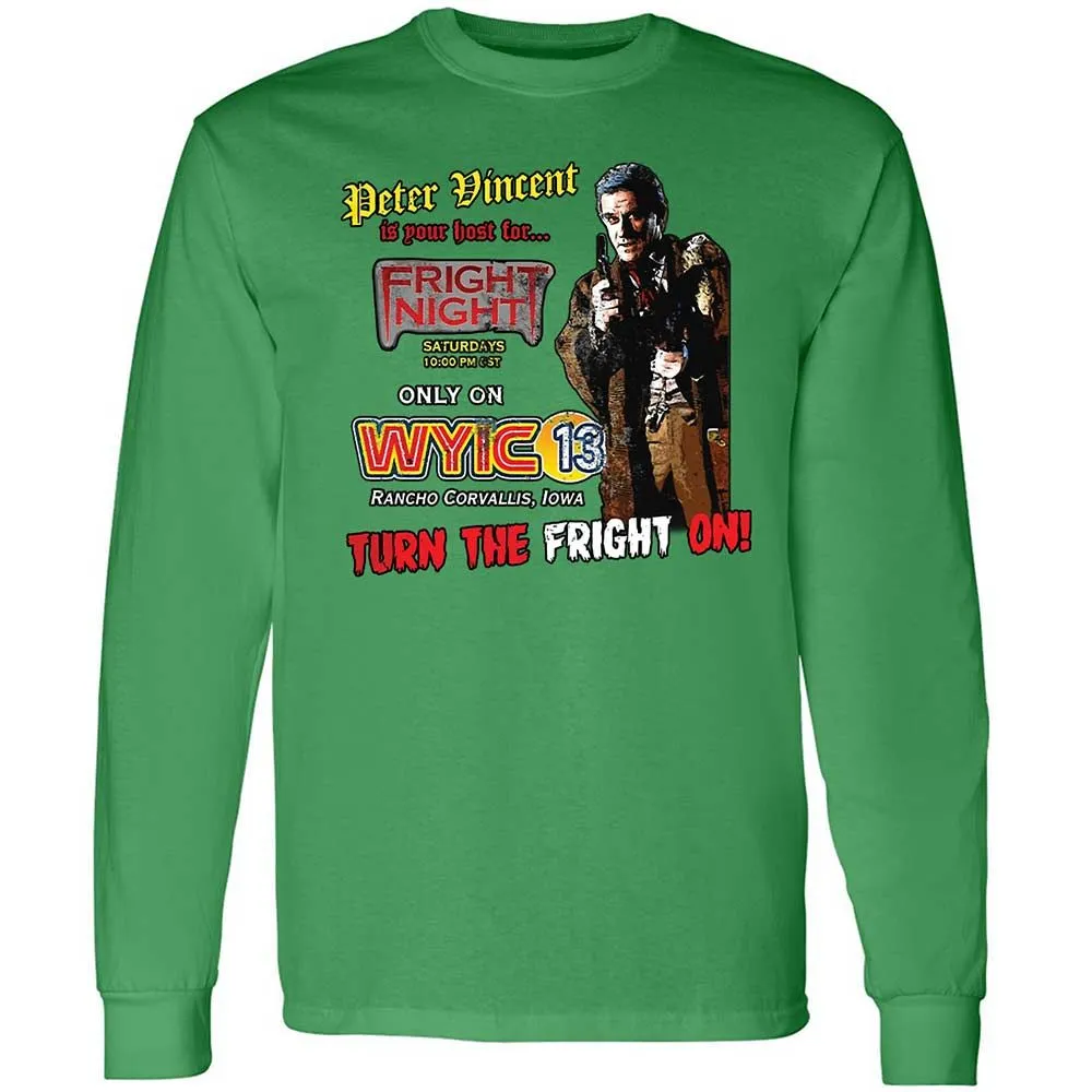 Peter Vincent Fright horror night cult - Irish Green - 10