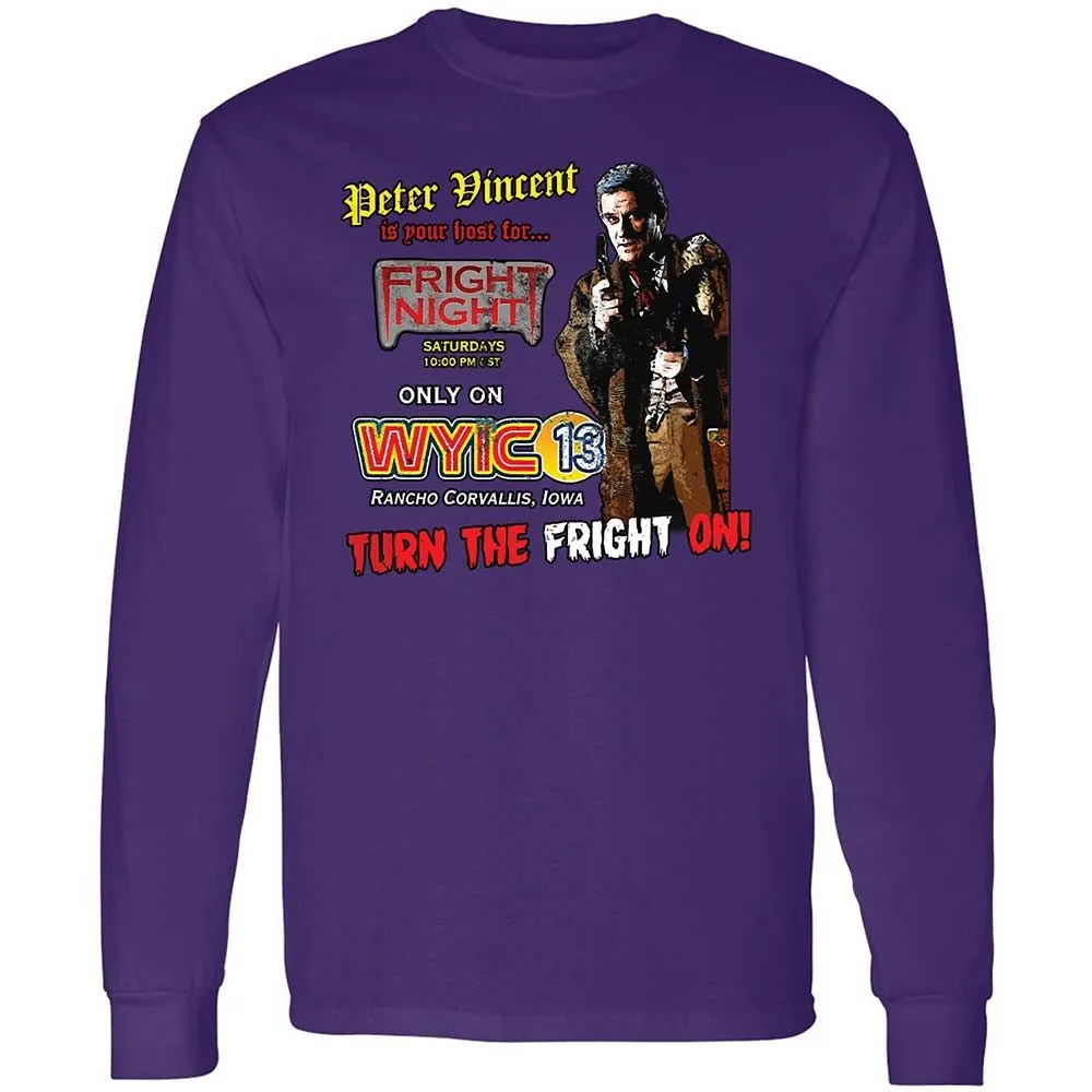 Peter Vincent Fright horror night cult - Purple - 12