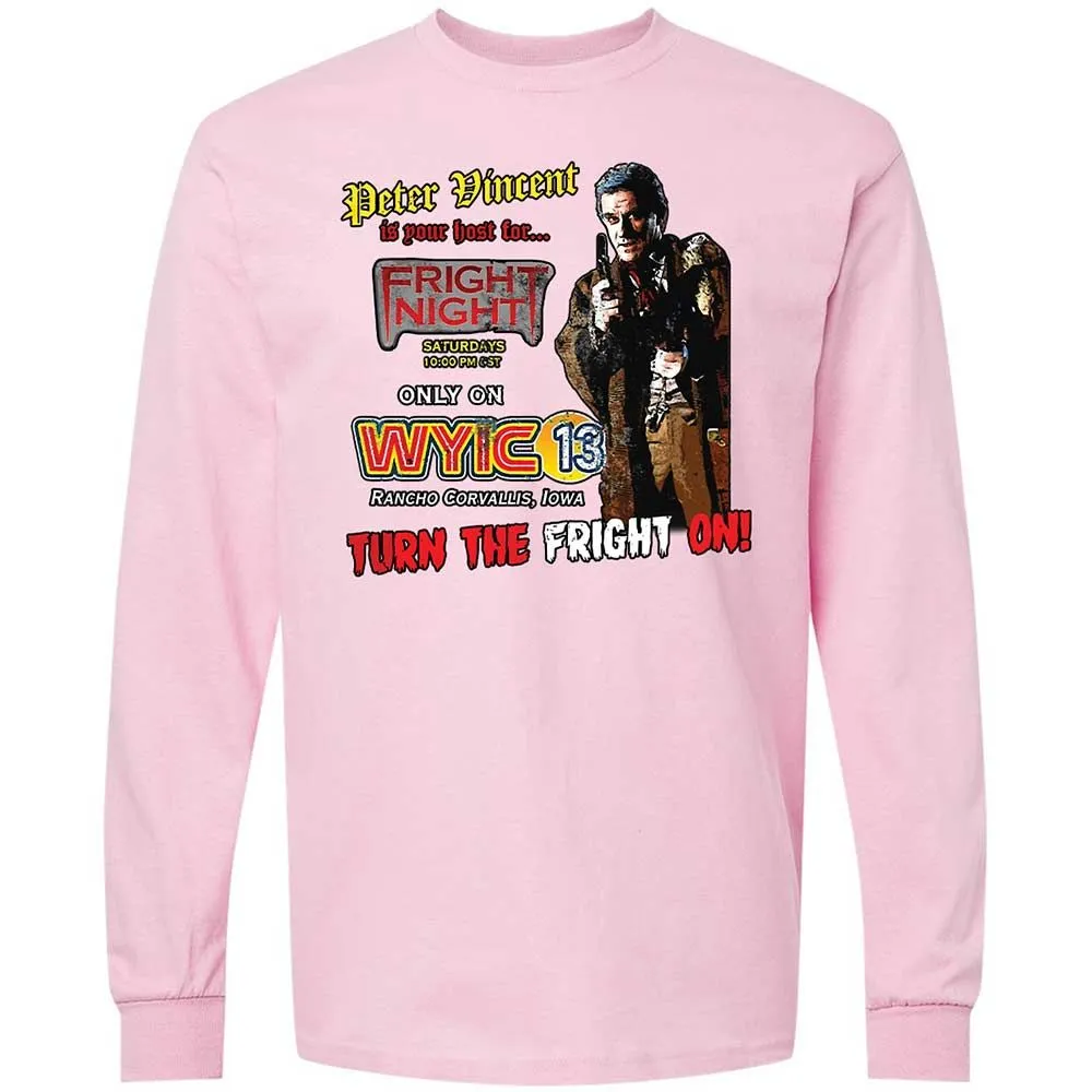 Peter Vincent Fright horror night cult - Light Pink - 16