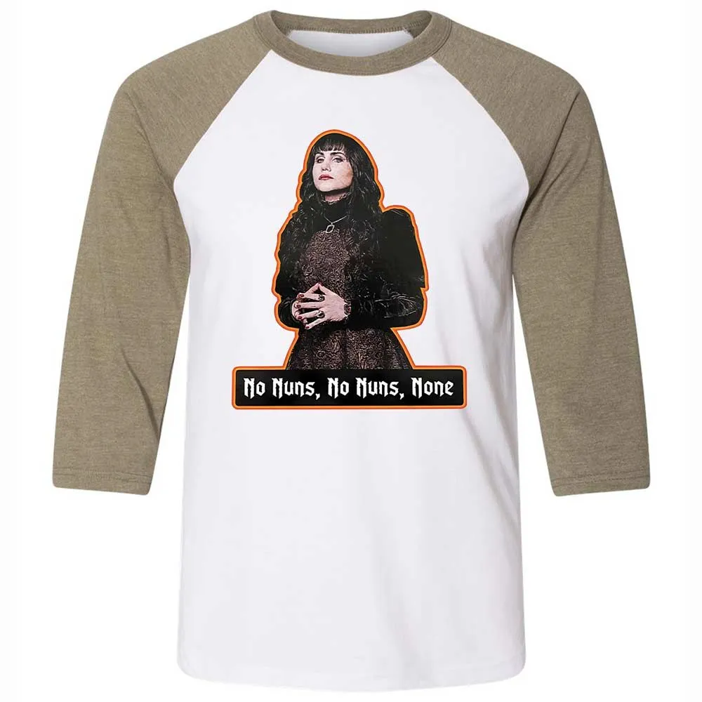 Unisex 3/4 Baseball Tee - N1G16FMV - White/Heather Olive - 4